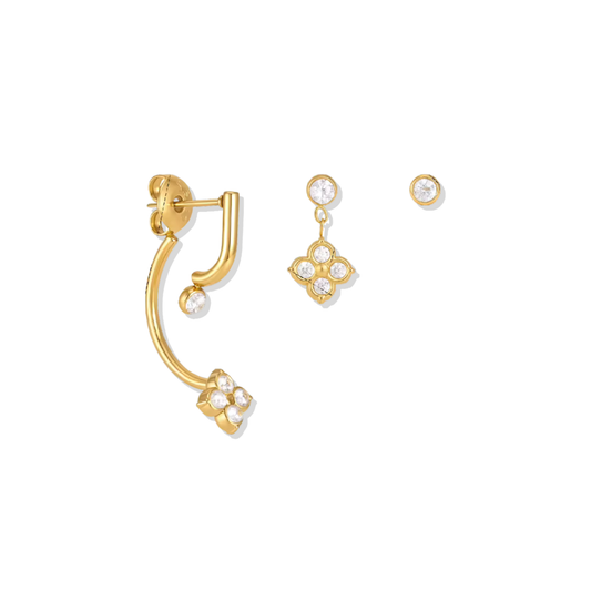 Flower Golden Piercing Set