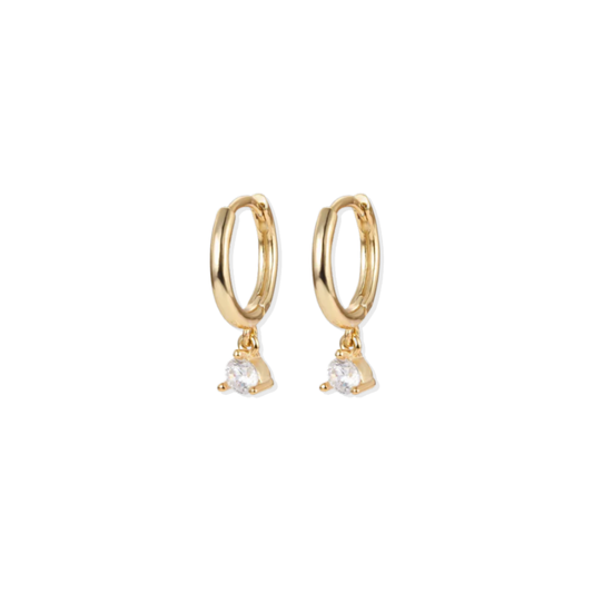 Glimmer White Hoops