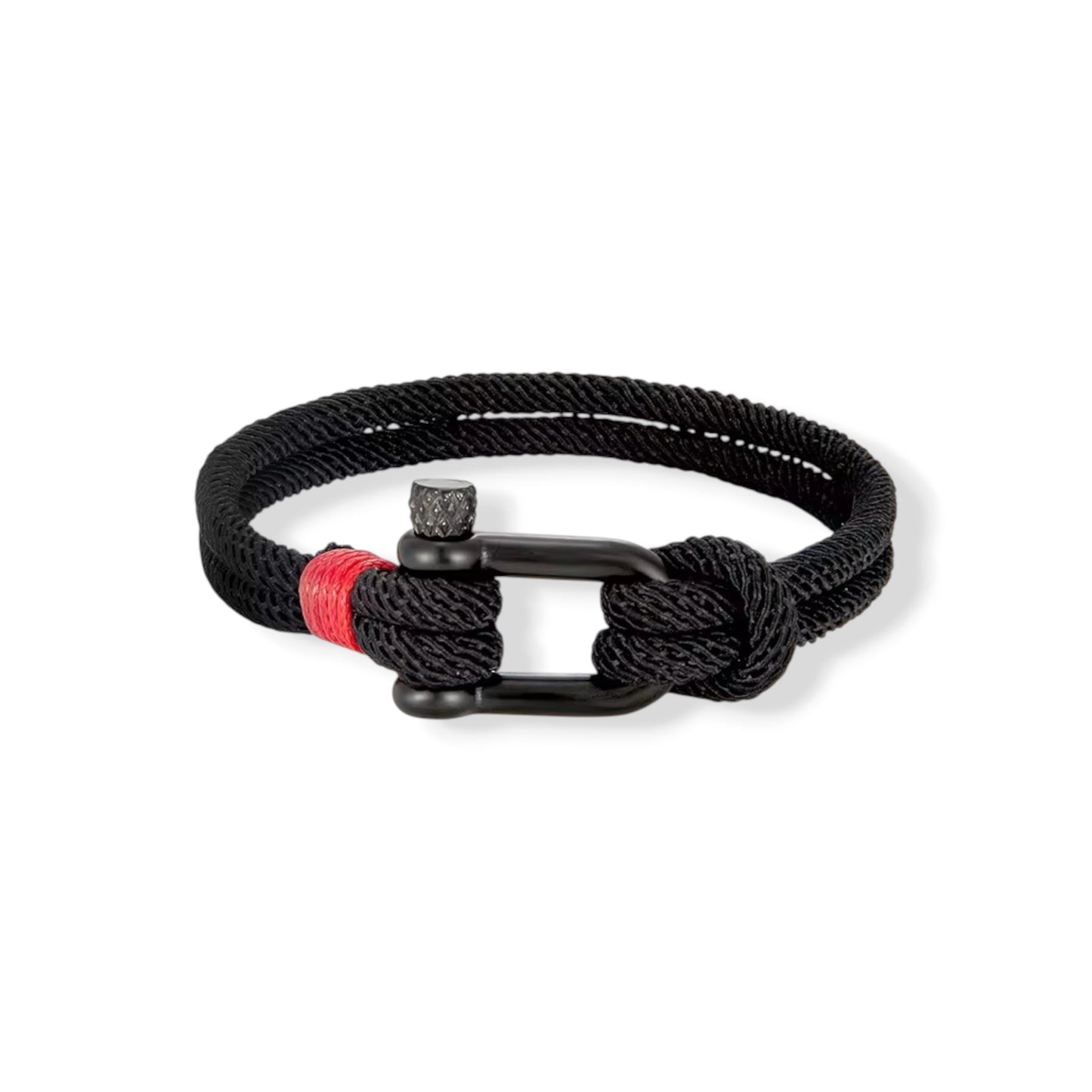 Full black mariner bracelet