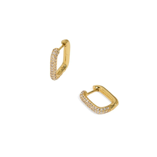 Link Pave Hoops