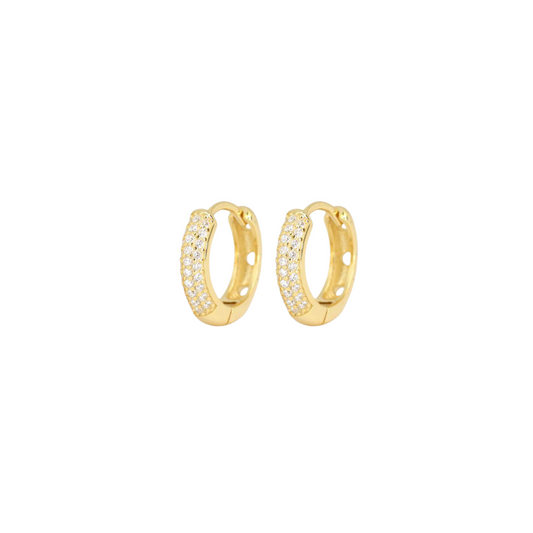 Golden Hoops Bianca 10Mm