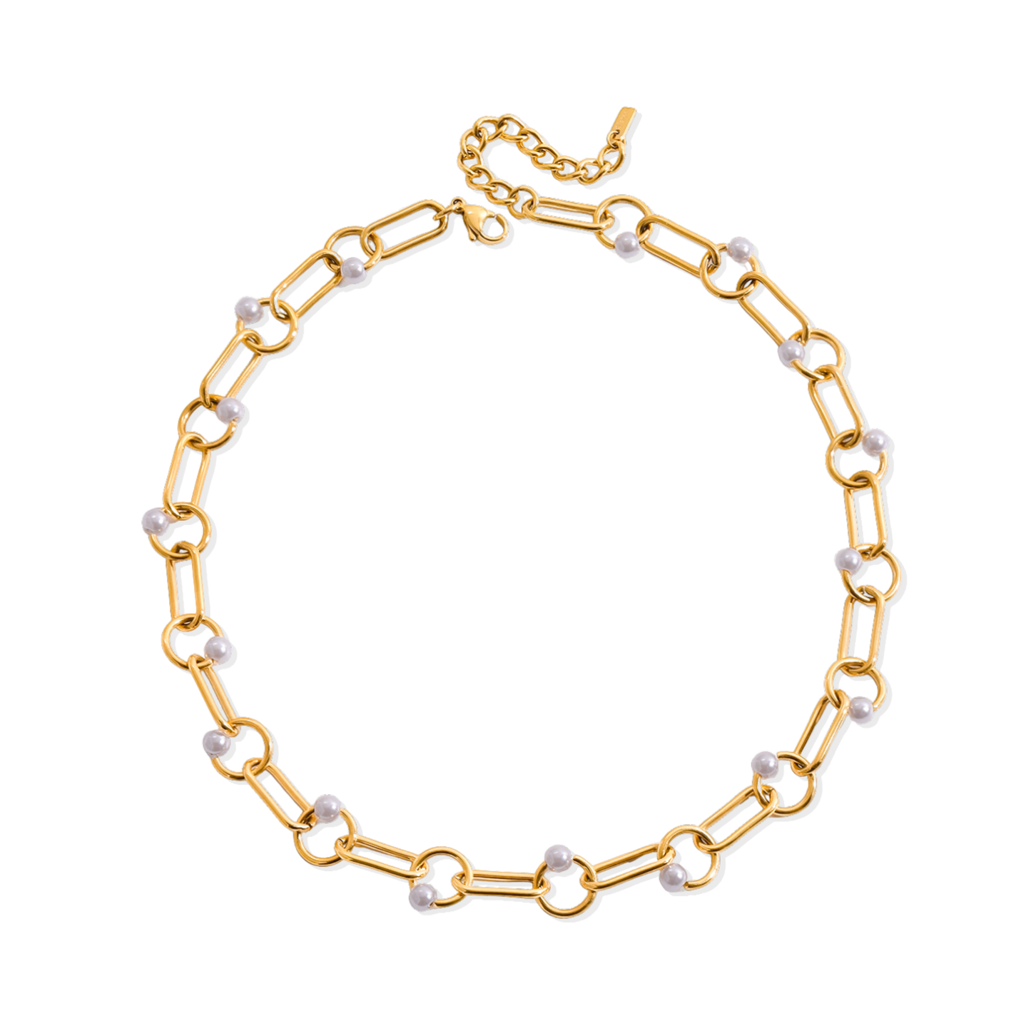 Golden Pearl Necklace