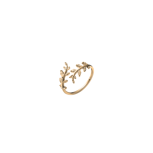 Gold Leaf Ring