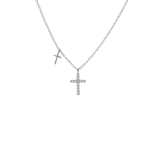 Silver Necklace Bellacross