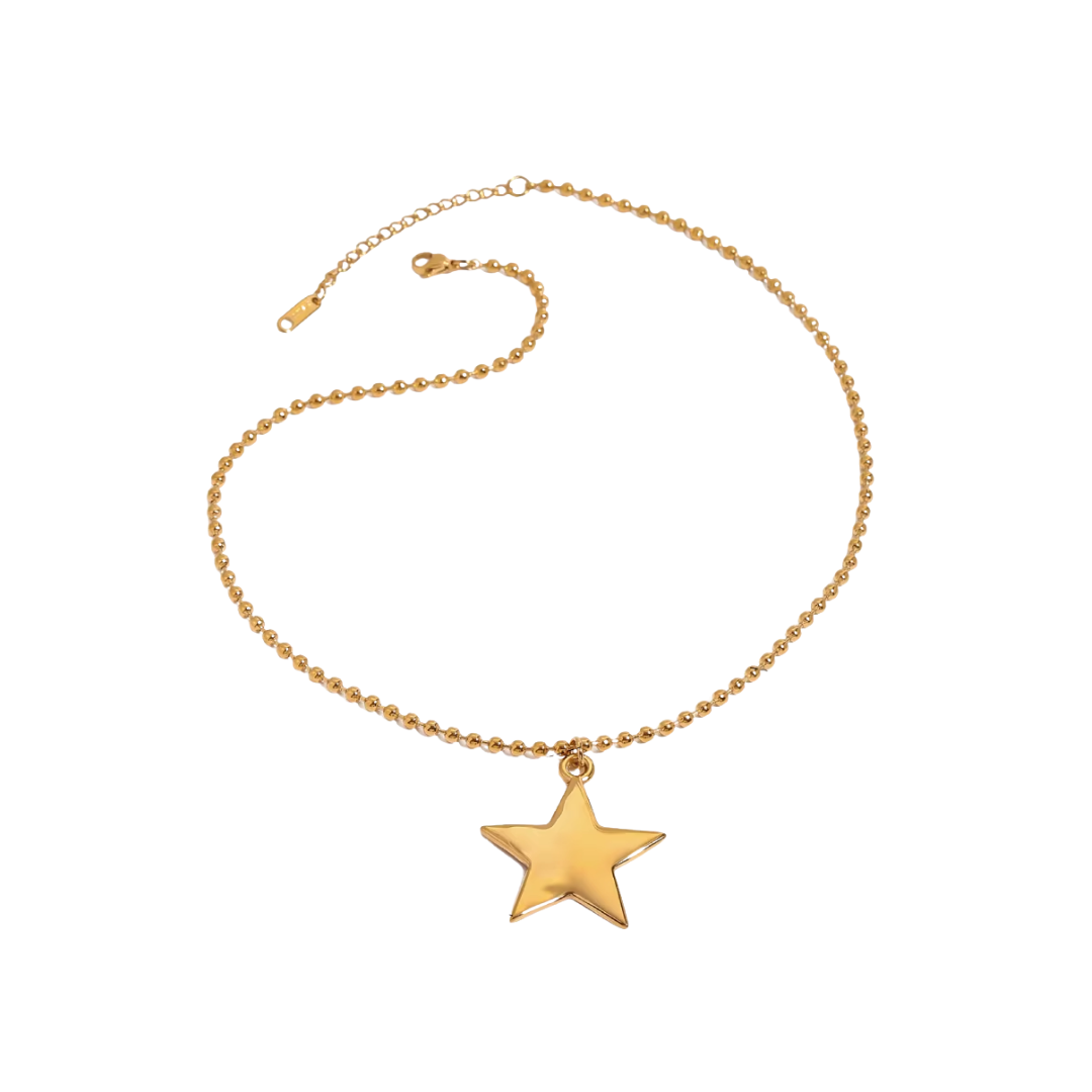 Golden Necklace Star