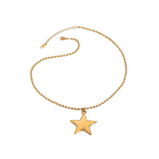 Golden Necklace Star