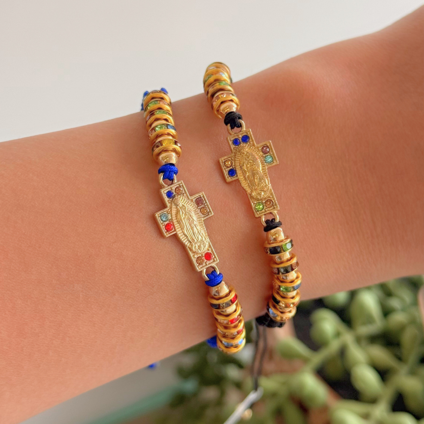 Colors Cross Black Bracelet