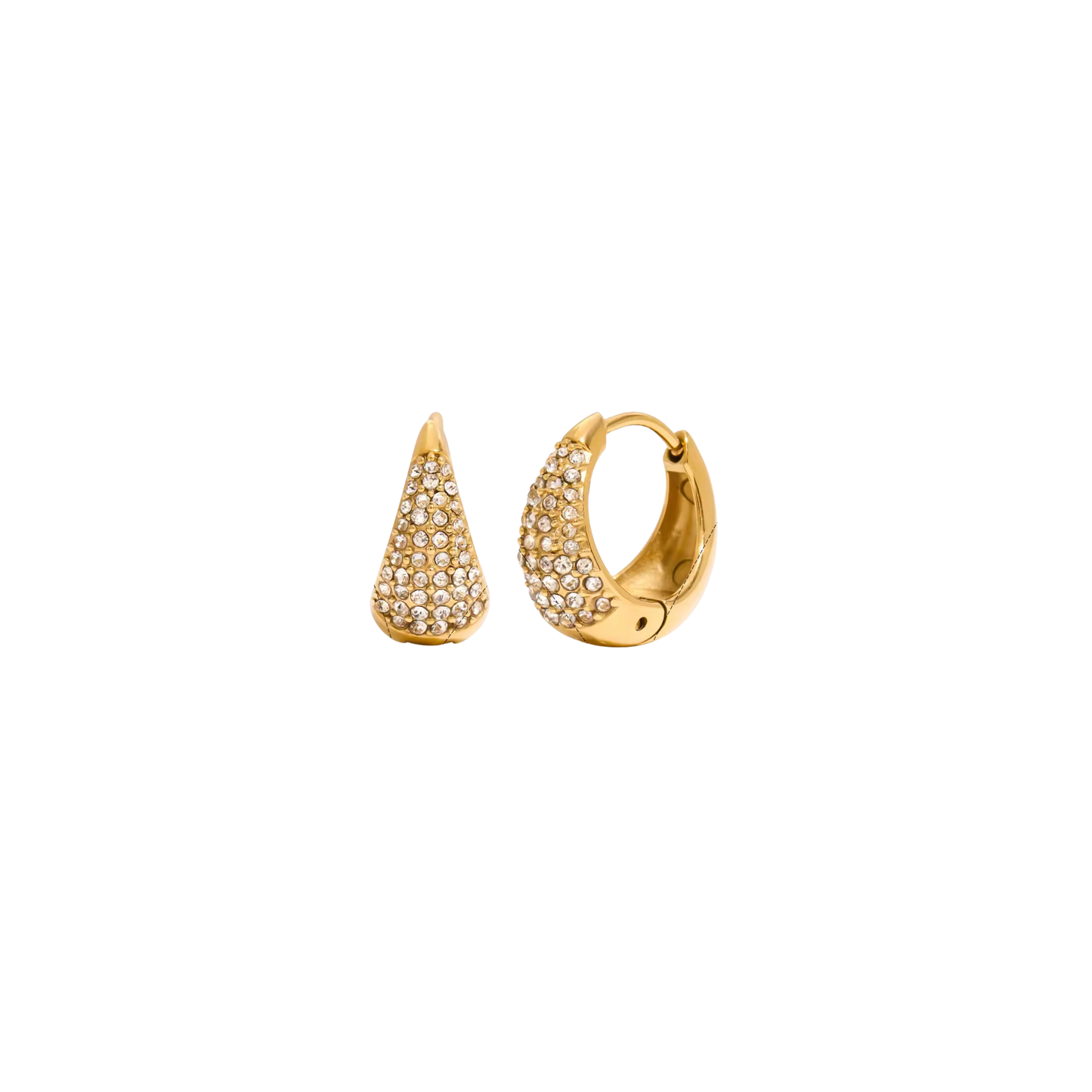 Spark Mini Golden Hoops