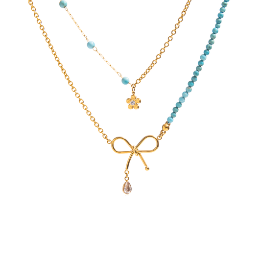 Double Turquoise Necklace