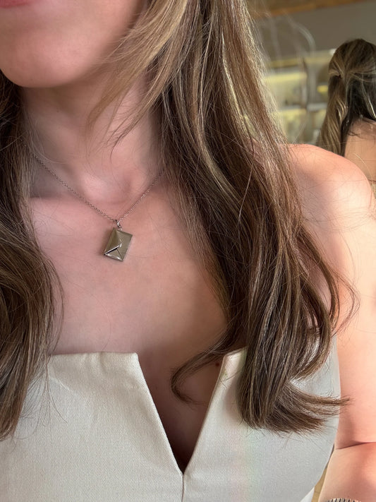 Engravable silver letter