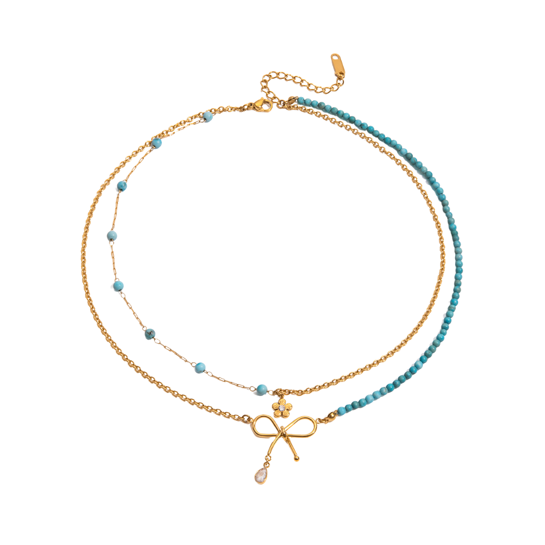 Double Turquoise Necklace