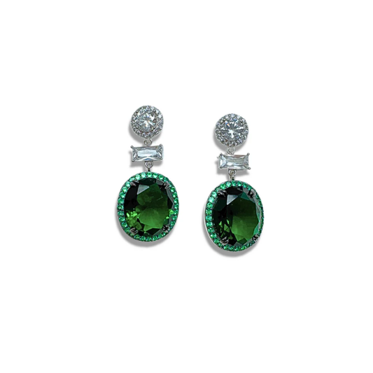 Fayre Emerald Green Earrings