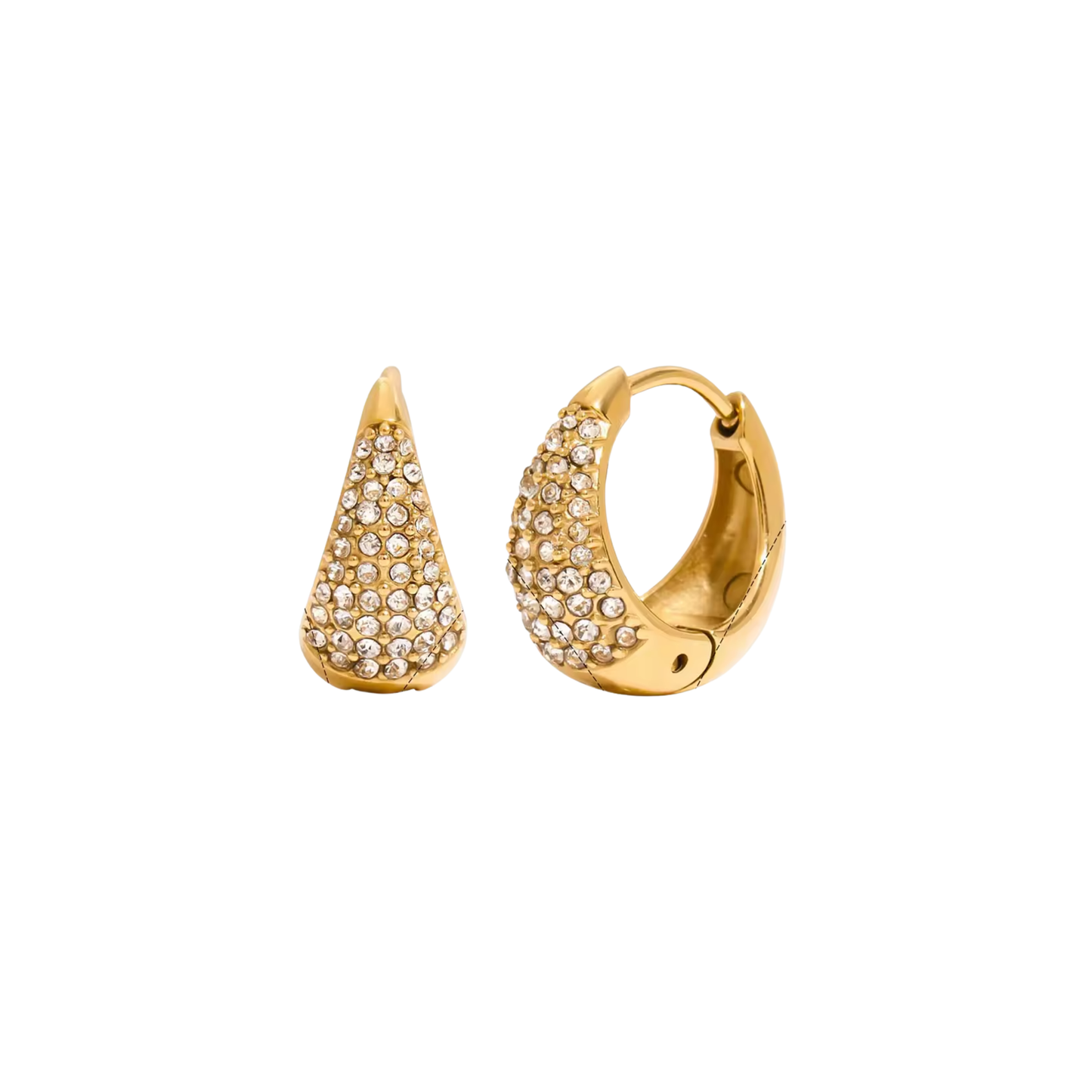 Spark Big Golden Hoops