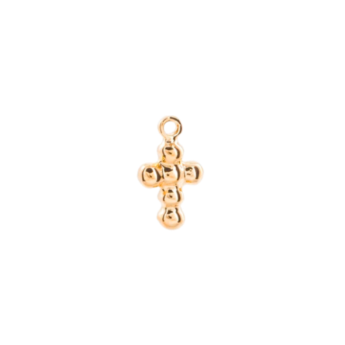 DOTED CROSS CHARM