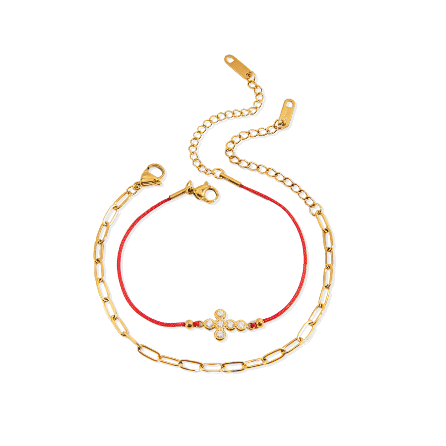 Double Red Thread Bracelet