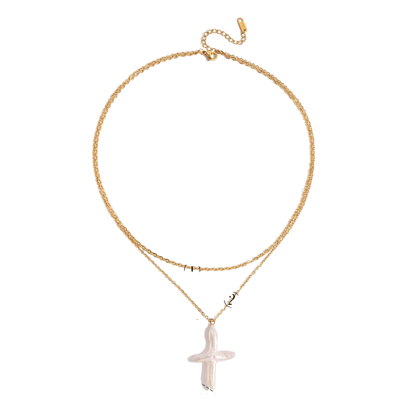 Double Baroque Pearl Necklace