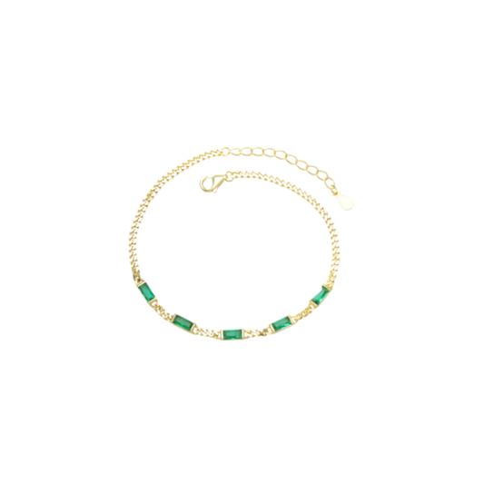 GREEN STONE BRACELET