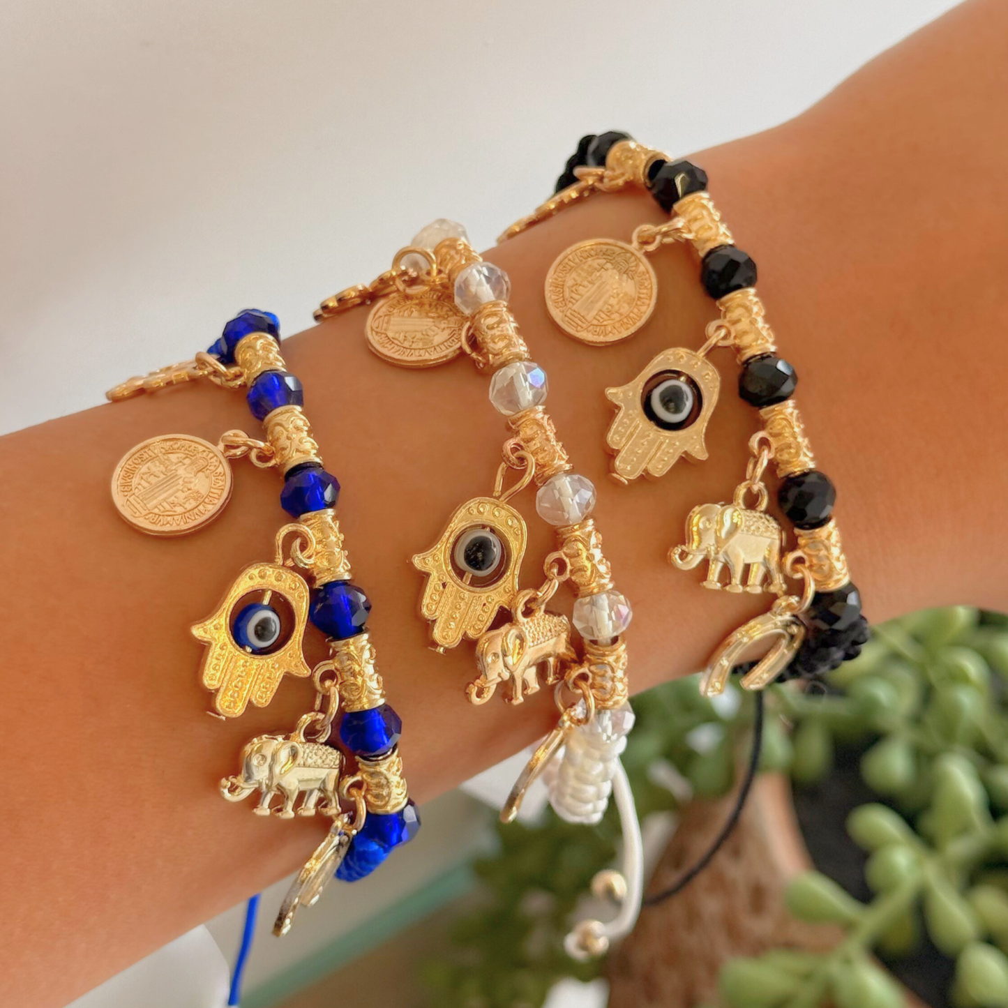 Evil Eye Charms Blue Bracelet