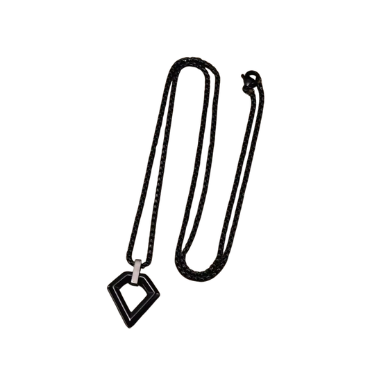 Black Necklace Diamante