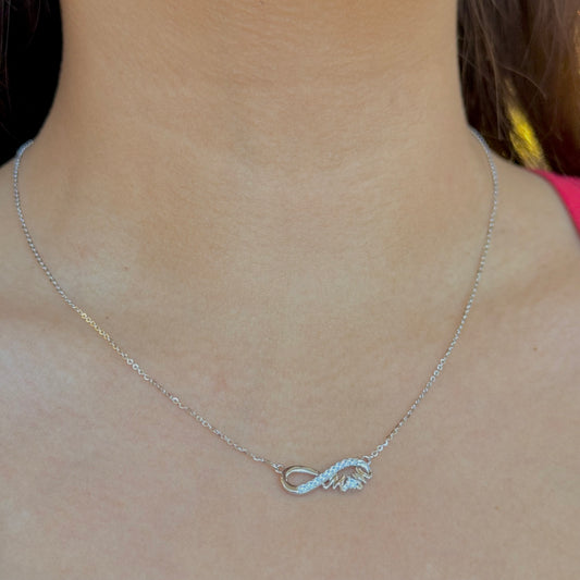 Infinite Mom Silver Necklace