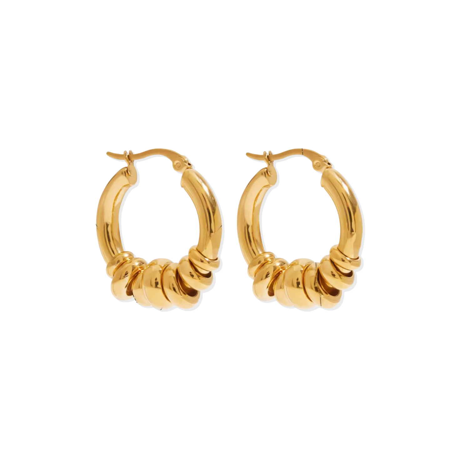 Carina Golden Hoops