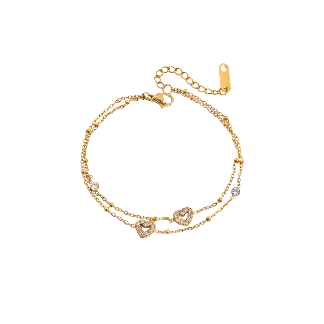 Golden Heart Bracelet