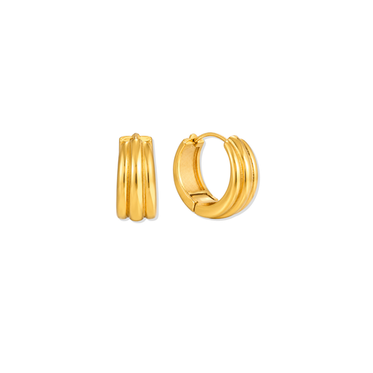 Golden Hoops Lia