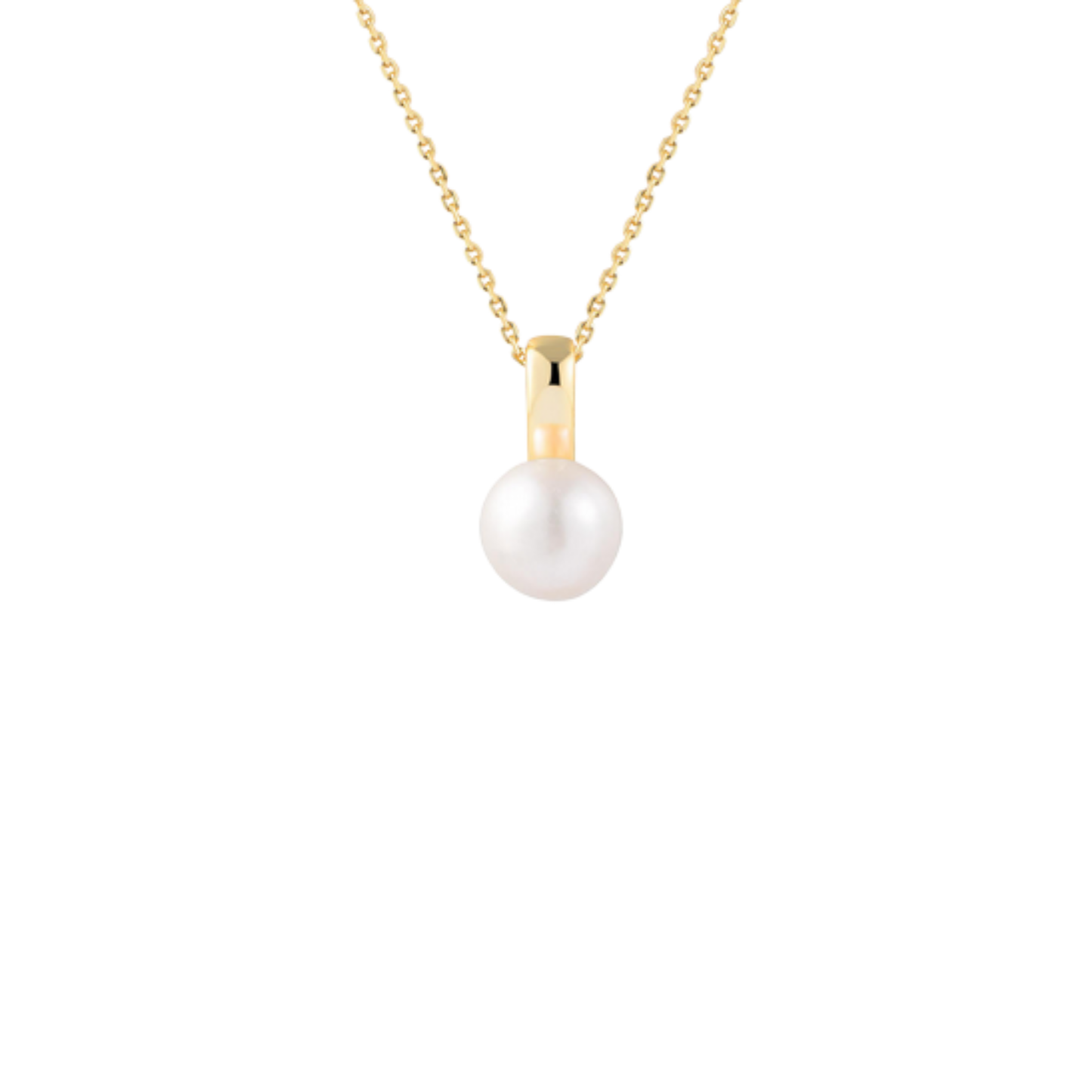 Golden Necklace Pearl Olivia