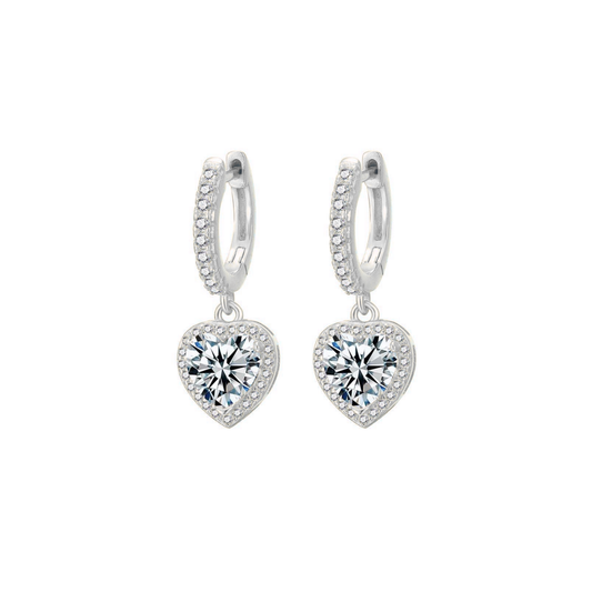 Our Love Silver Hoops