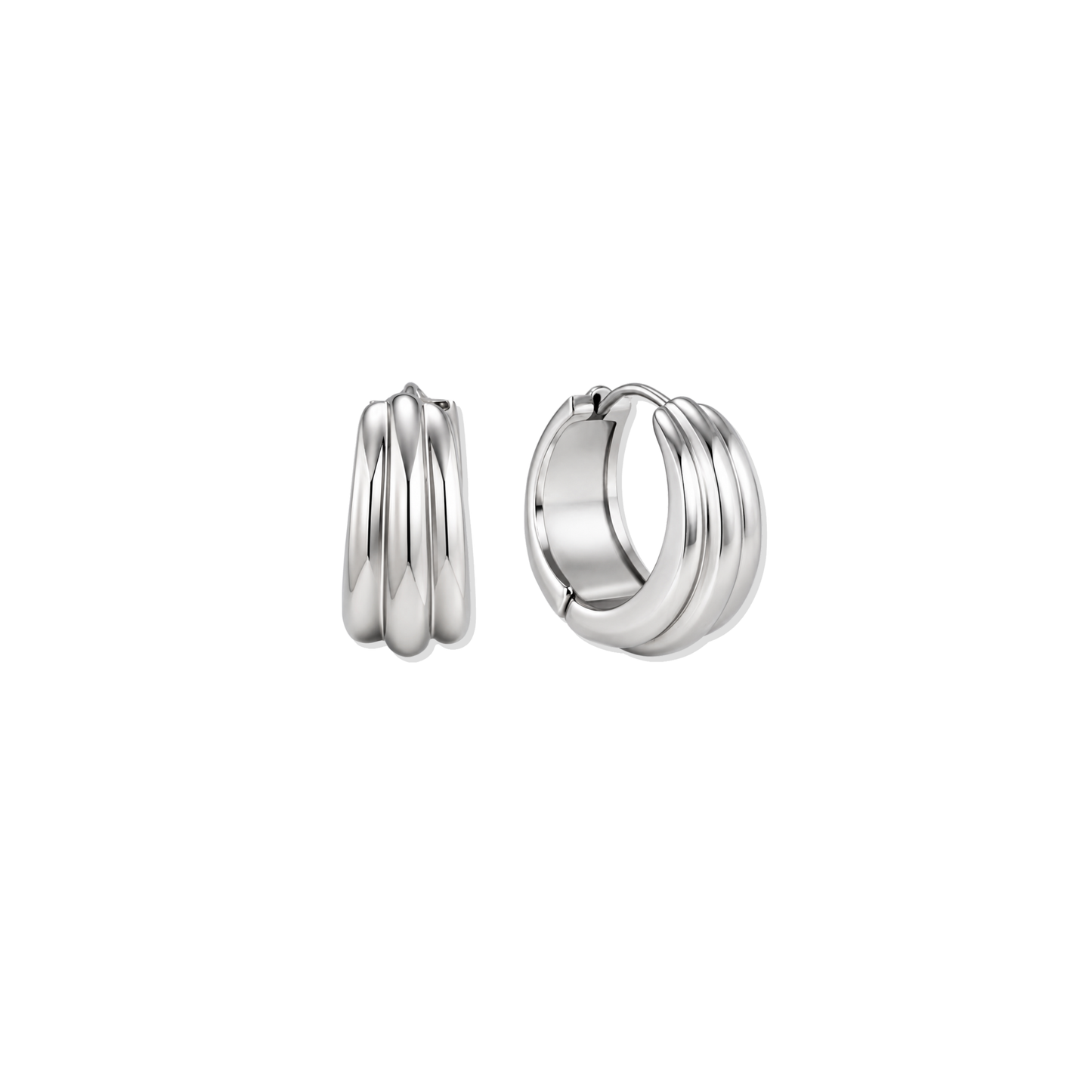Silver Hoops Lia
