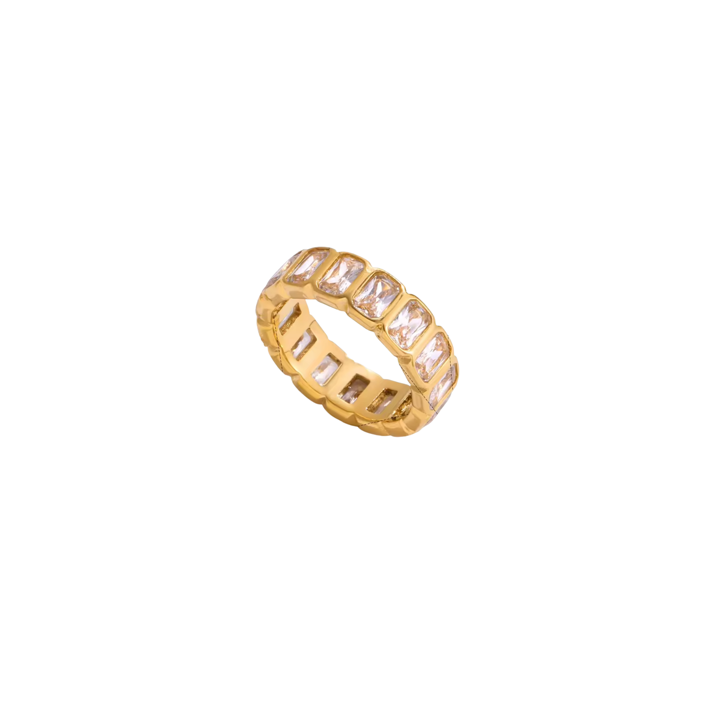 Baguette Clear Ring