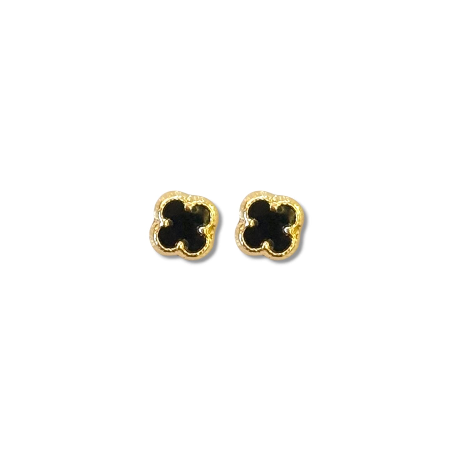 Micro Trebol Negro 10K