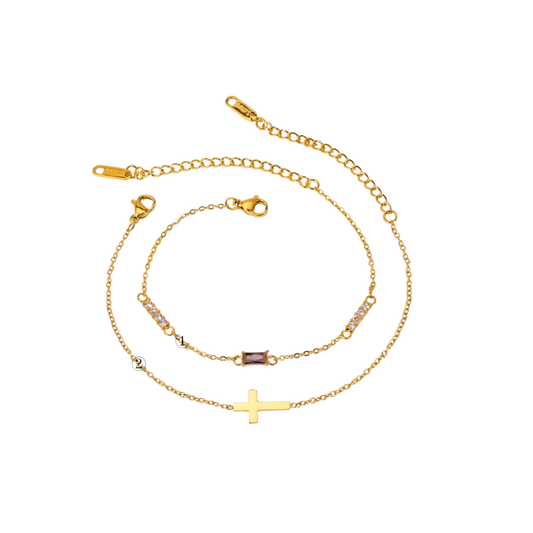 Cross Lila Golden Bracelet