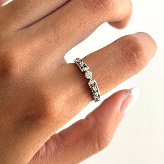 Silver Silver Eterity Ring