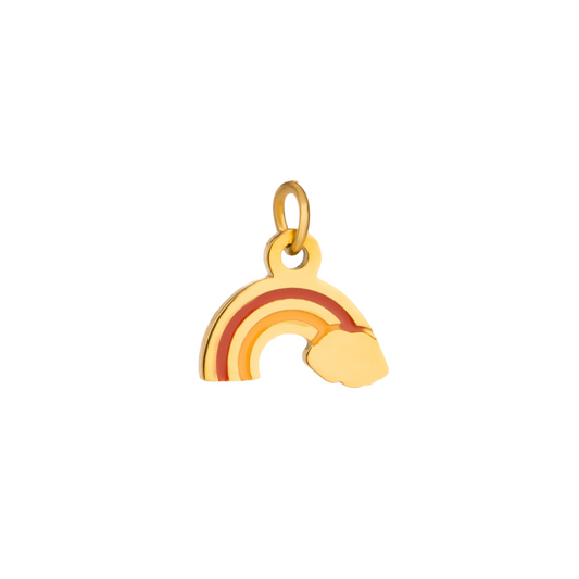 Rainbow Gold Charm