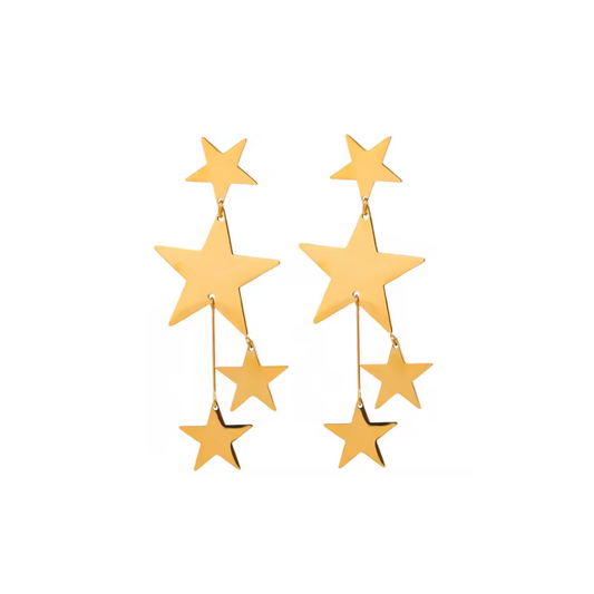 Star girl earrings