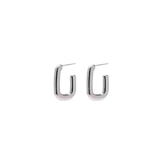 ETERNITY SILVER HOOPS