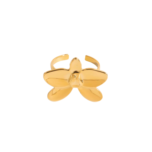 Golden Flower Ring