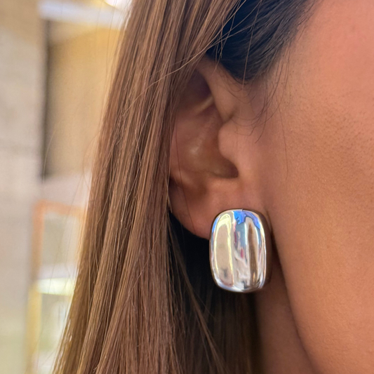 Silver Simple Earrings