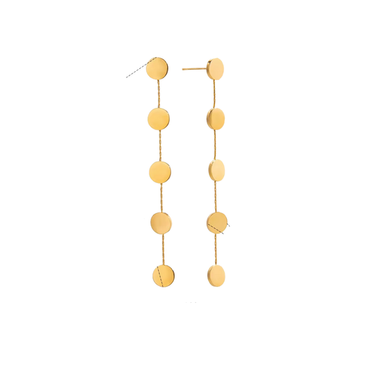 Long Dot Earrings
