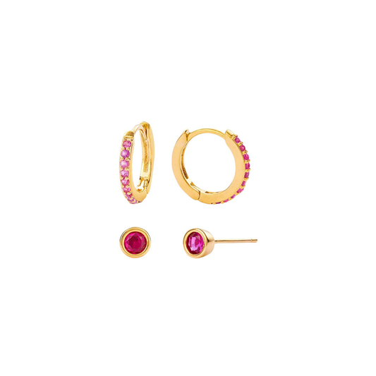 July birthstone set