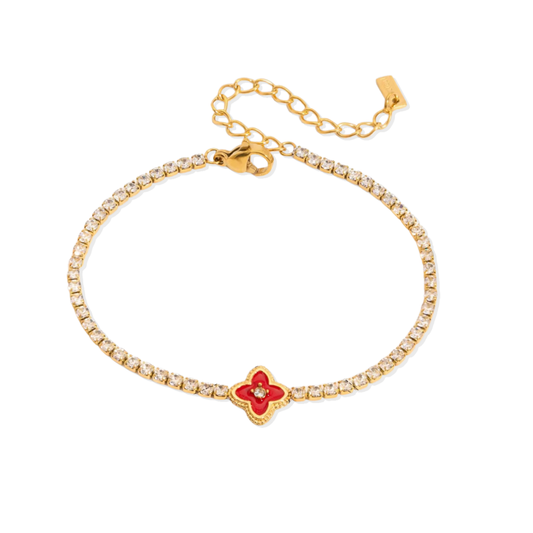 Cleef Golden Tennis Bracelet