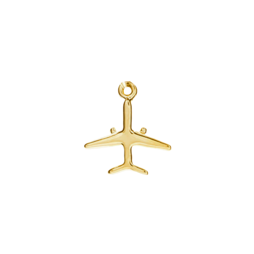 PLANE GOLDEN CHARM