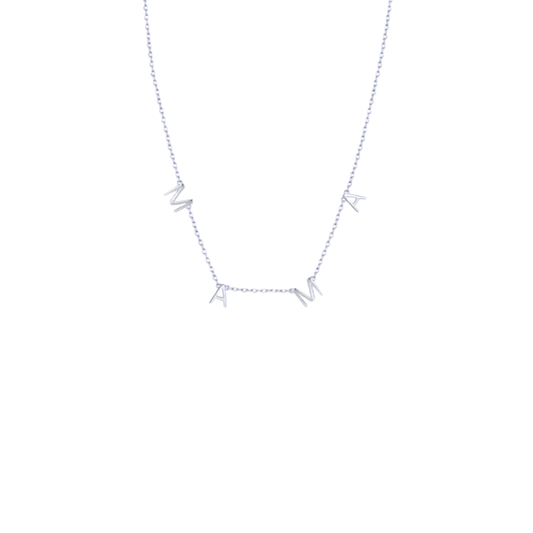 SILVER NECKLACE MAMA