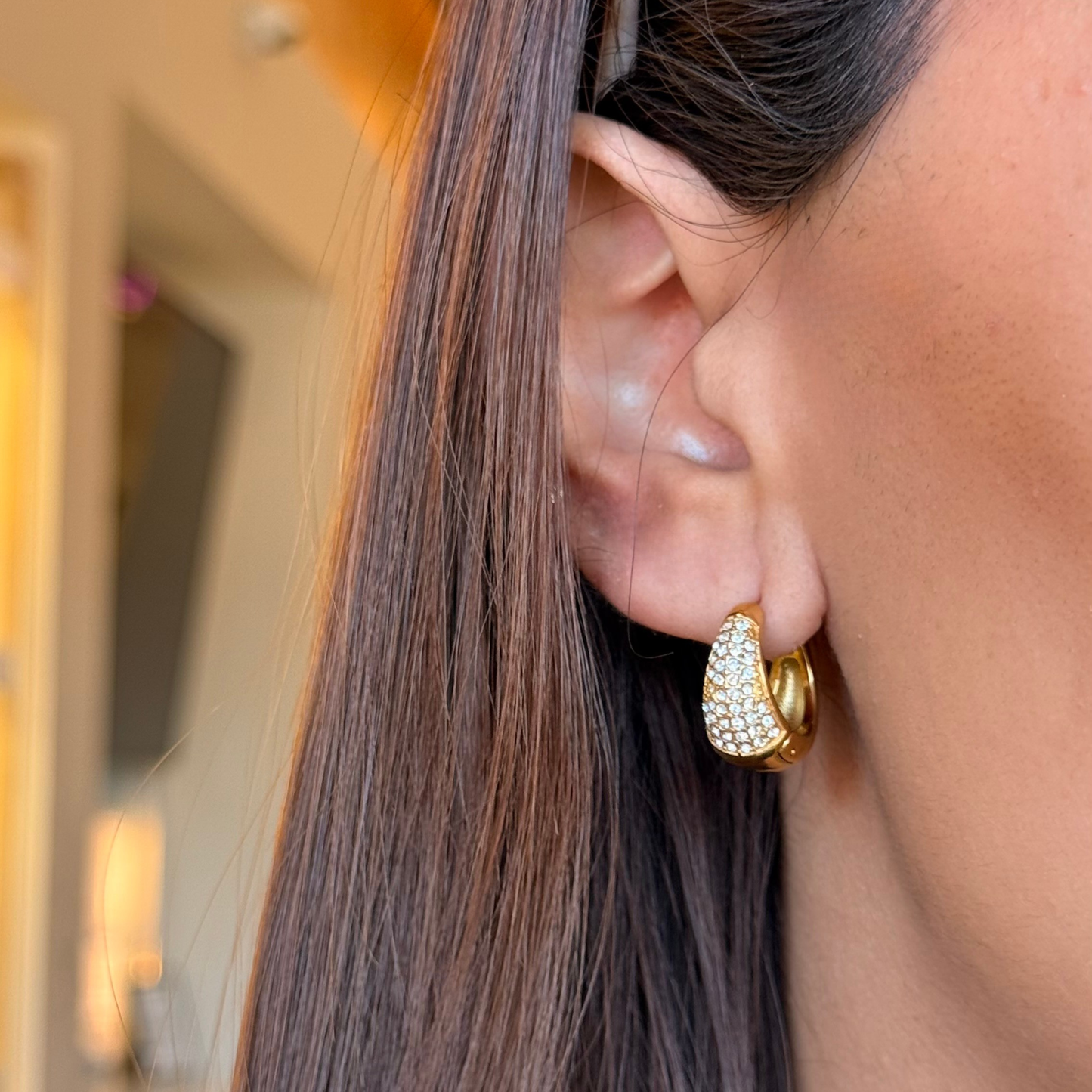 Spark Big Golden Hoops