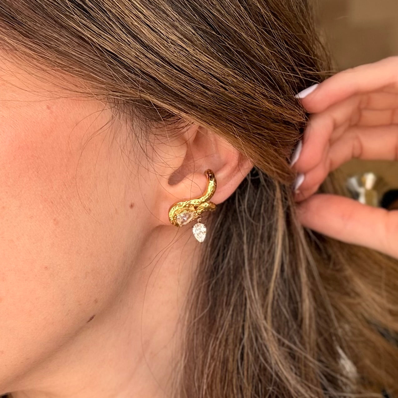 Texture Earcuff Earings