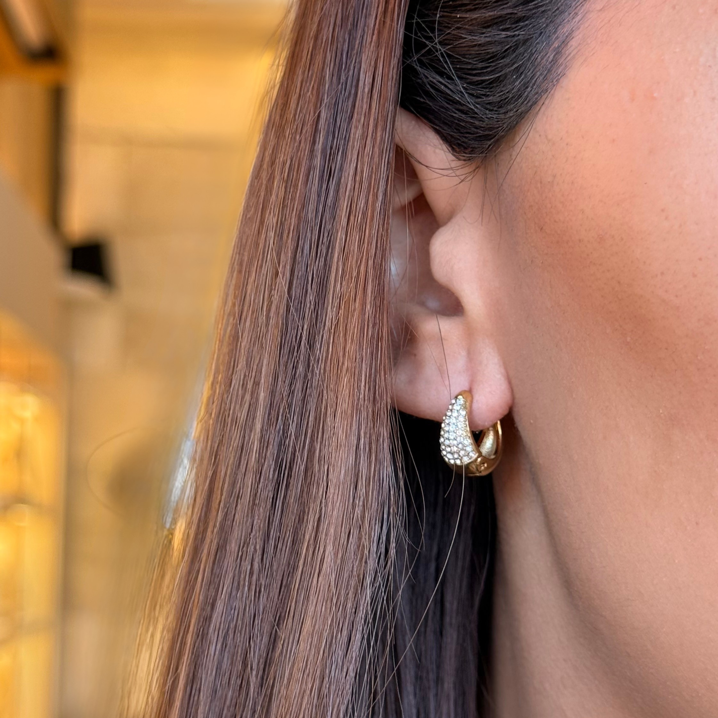 Spark Mini Golden Hoops