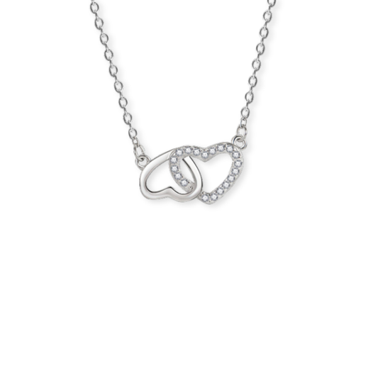 Silver Necklace You And Me