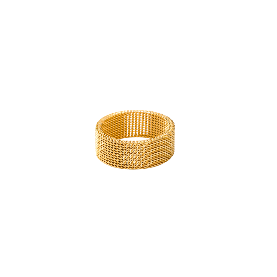 Gold Mesh Ring
