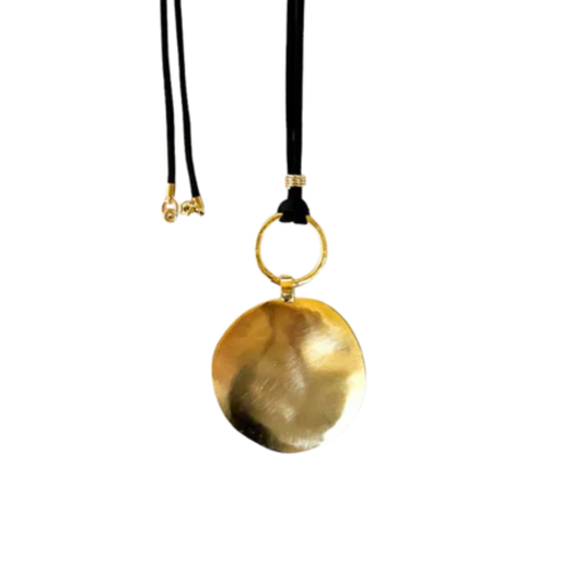 Collar Dije Circulo Dorado